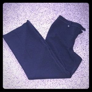 🛍Black Pants with White Pinstripes Sz 15